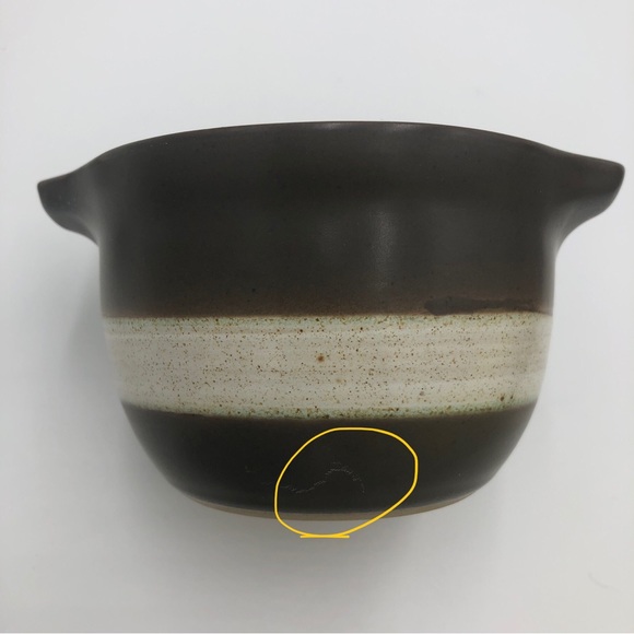 Vintage Denby Russet Covered Casserole Dish / Soup Pot England Approx 5"W X 3"H. - Picture 6 of 6